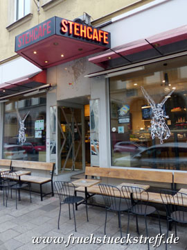 Stehcafé an der TU.